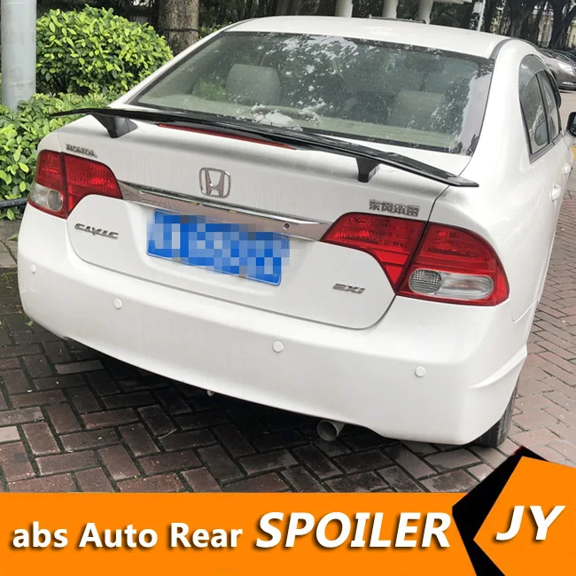 Для Honda Civic спойлер 2003-2018 TF Высокое качество ABS Материал заднее крыло автомобиля