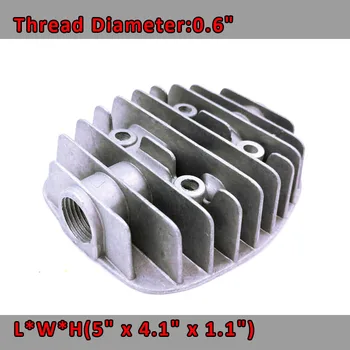 

Air Compressor Spare Parts Metal 16mm 0.6" Threaded Cylinder Head