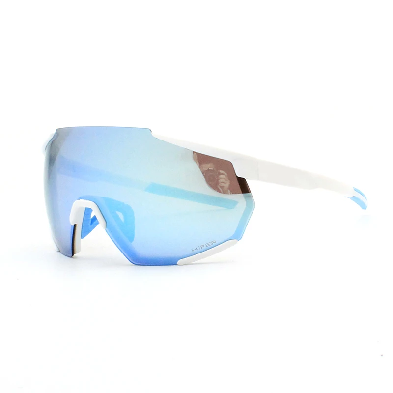 Мужские и женские очки для езды на велосипеде, поляризационные очки для бега, спортивные солнцезащитные очки для велоспорта, MTB очки, 4 линзы, Uv400 - Цвет: Polarized 2