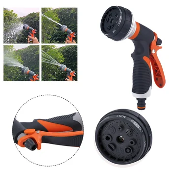 

Adjustable Garden Hose Car Wash Water Gun Ajustable Garden Water Spray Lawn Sprinkler High Pressure Gun Sprinkler Nozzle Washer