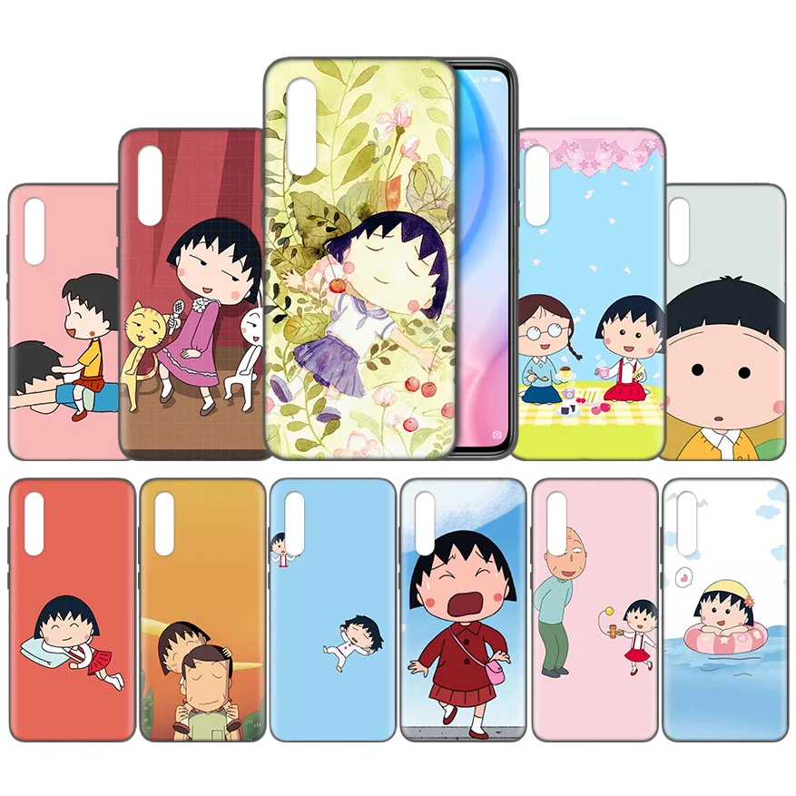 

Sakura Momoko Chibi Maruko Chan Pattern Case for Xiaomi Mi A1 A2 A3 Lite Mi8 5X 6X 9T CC9 CC9E Pocophone F1 Mobile Phone Shell