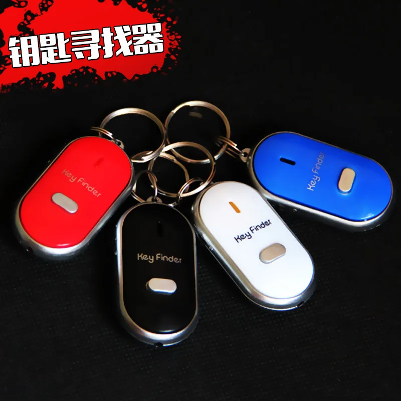 New LED Light Torch Remote Sound Control Lost Key Finder Locator Keychain Mini old age anti - loss device Alarm Locator Track
