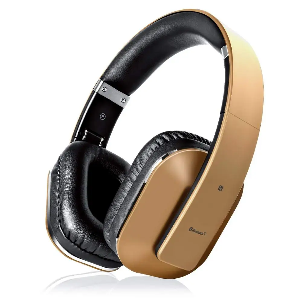Зеленый Bluetooth 4,2 Aptx низкая задержка Накладные наушники Беспроводная Громкая связь NFC стерео музыка гарнитура с микрофоном многоточечный для ТВ телефона - Цвет: Зеленый