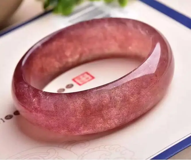 Натуральный ледяной телефон женский браслет AAAA внутренний диаметр 56 мм|Гибкие и