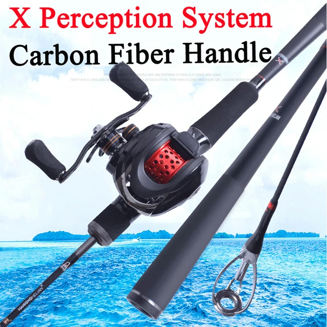 2022 New Carbon Handle Casting/Spinning Fishing Rod 1.8M 2.1M 2.4M