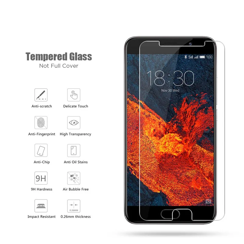1 шт/2 шт HD жесткий экран протектор для Meizu Pro 5 6 7 Plus 6S M8C закаленное стекло X8 V8 M10