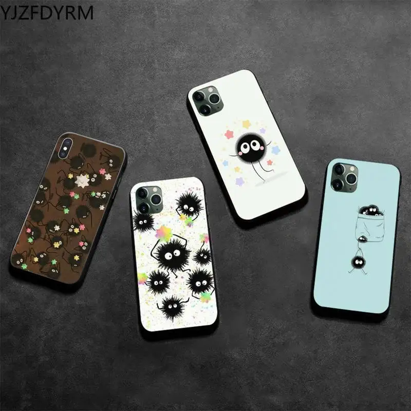 

YJZFDYRM Studio Ghibli Spirited Away Totoro Phone Case for iphone 12 pro max 11 pro XS MAX 8 7 6 6S Plus X 5S SE 2020 XR case