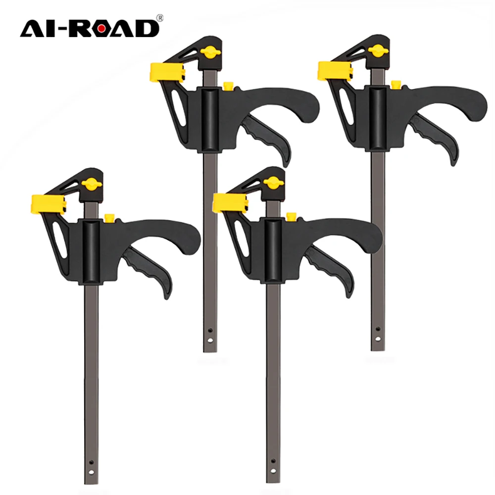 AI-ROAD 2/3/4/5/8 шт. Новый деревообрабатывающий зажим бар F 4 дюйма быстрый храповым