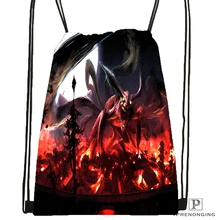 Стикеры с Наруто Shippuden походная сумка на шнурке милый рюкзак для детей(черная спинка) 31x40 см#180531-04-39