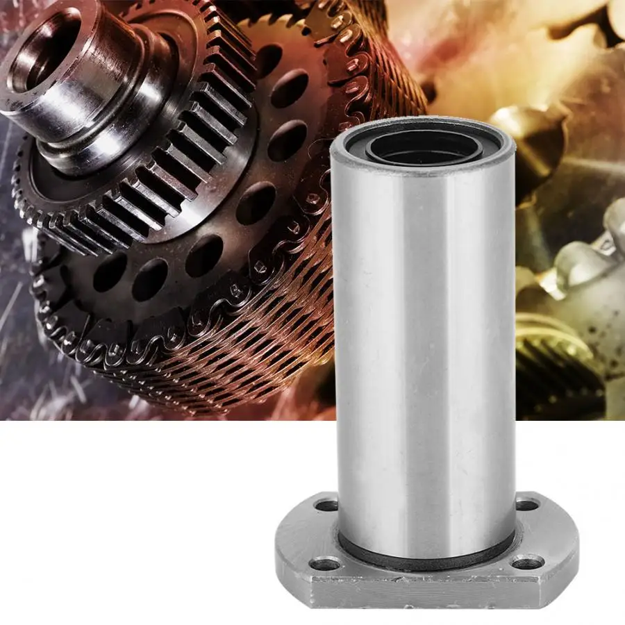 

Ellipse Flange Linear Bearing Lengthen Double Cut Ellipse CNC Linear Bushing Ball Bearing LMH16/LMH20/LMH25/LMH30/LMH35/LMH40