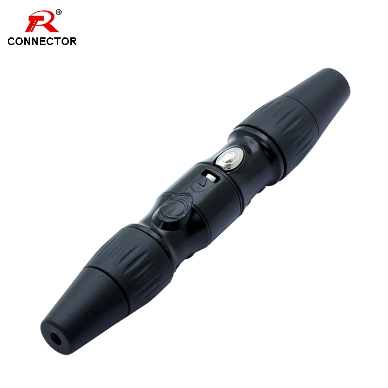 1 комплект 3 контакта разъем XLR черный цвет микрофон Микрофон штепсельная вилка и