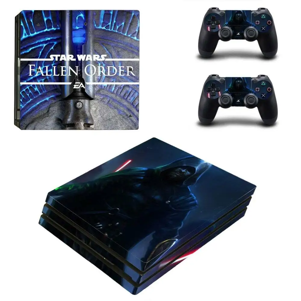 Star Wars Jedi Fallen Order PS4 Pro наклейка игровая станция наклейка для playstation 4 PS4 Pro консоль и контроллер кожи