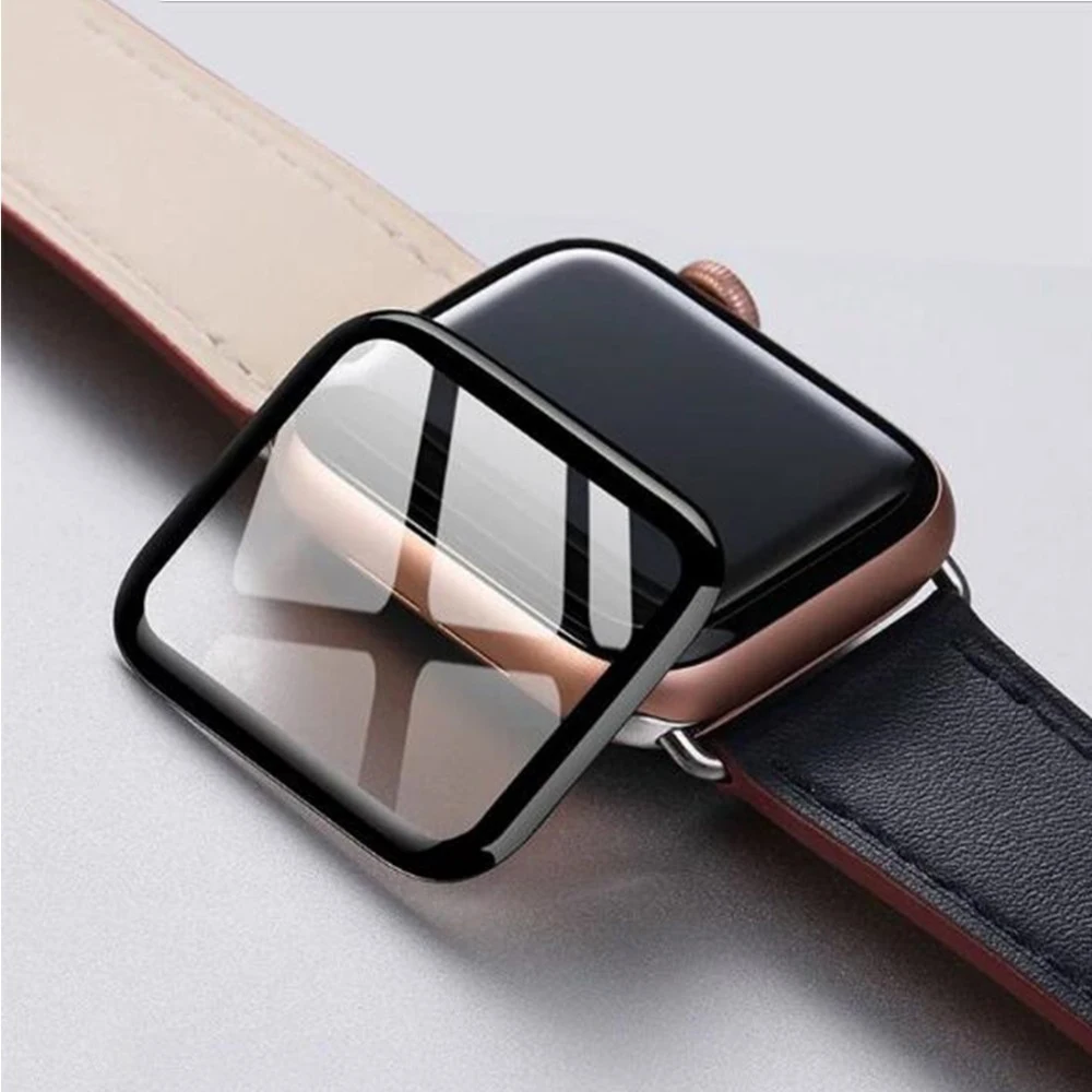 Закаленное стекло для apple watch band apple watch 5 4 3 44 мм 40 мм 42 мм/38 мм iwatch Защитная крышка для экрана Аксессуары для apple watch