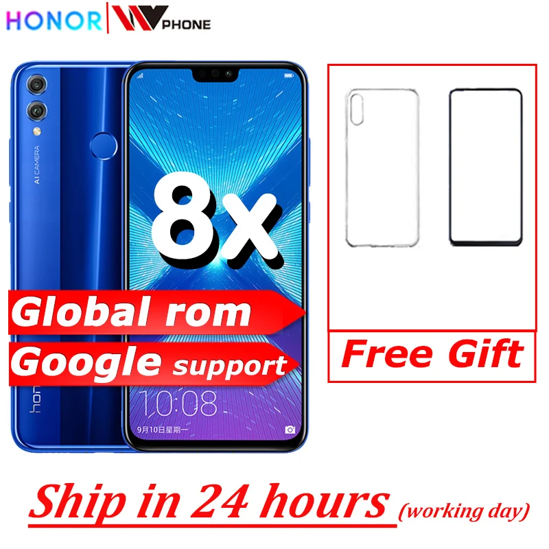 Honor 8X смартфон с 6 5 дюймовым дисплеем восьмиядерным процессором Android 8 1|Смартфоны|