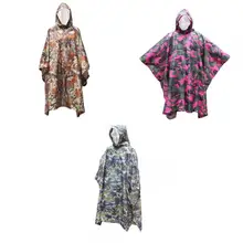 Водонепроницаемый плащ с капюшоном пончо Охота Кемпинг Туризм Рыбалка куртка костюм