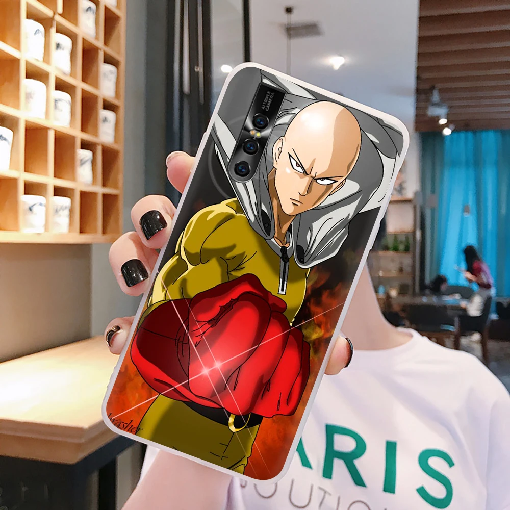 EWAU One Punch Man чехол для телефона для VIVO Y53 Y81 V7 V9 V11 V15 Pro Y17 Y71 Y91 Y93 Y66 X9 Z5X