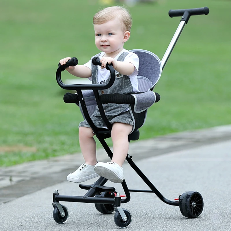 Trolley Folding Free-Ultra-Light Children Can-Sit Delivery 2-5-Years-Old High-Landscape