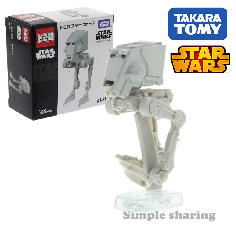 Takara Tomy Tomica TSW-07 Disney Star Wars At-st Machine DieCast Hot Metal Toy Model Funny Kids Doll Collection |