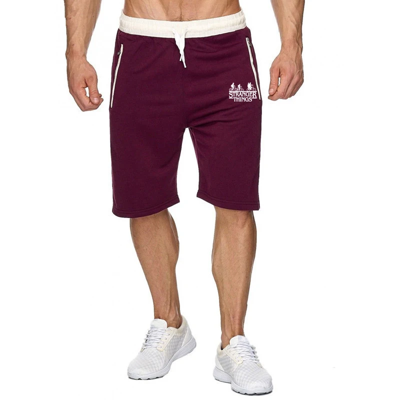 

Marca de moda Mens Shorts Sweatpants Masculino Homem Moda Calções de Treino de Musculação de Fitness masculino 2019 Primavera Ve
