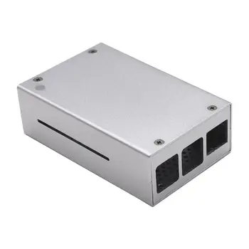 

For Raspberry Pi 4 Model B+ Aluminum Case Protective Shell Metal Enclosure Silver Black Case For Raspberry Pi