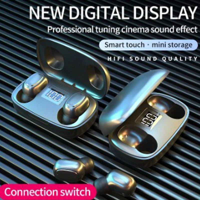 Wireless Headphones TWS Bluetooth 5 0 2000mAh Charging Box Earphone In ear Sports TWS Headset Support Phones Call forXiaomi