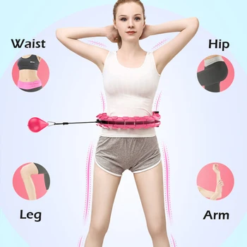

Home Training Smart Sport Hoop With Detachable Adjustable Auto-Spinning Thin Waist Abdominal Exercise Gym Hoop Fitness Equipment