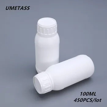 

UMETASS 100ML empty Pesticide reagent bottle with Lid Food Grade Round refillable bottles for liquid wholesale 450PCS/lot