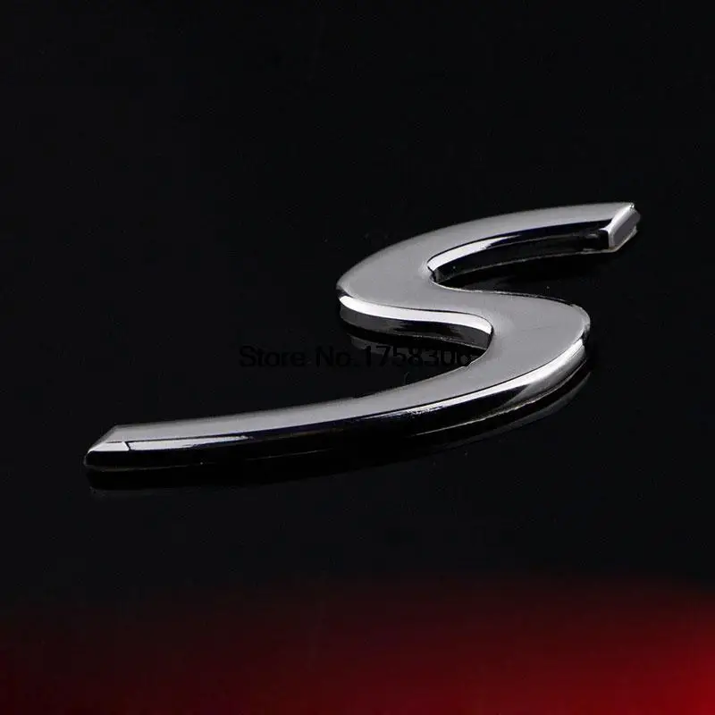Angelguoguo S Sprot Metal sticker  for  2013 Porsche Cayenne Cayman Macan Trunk S Sport emblem badge sticker