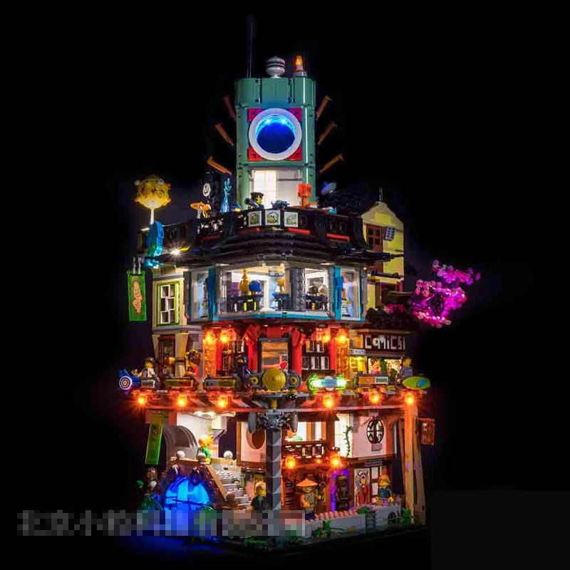 

Legoed 70620 06066 LED Light Kit For Ninja City Lighting Set (NOT Include The Model)