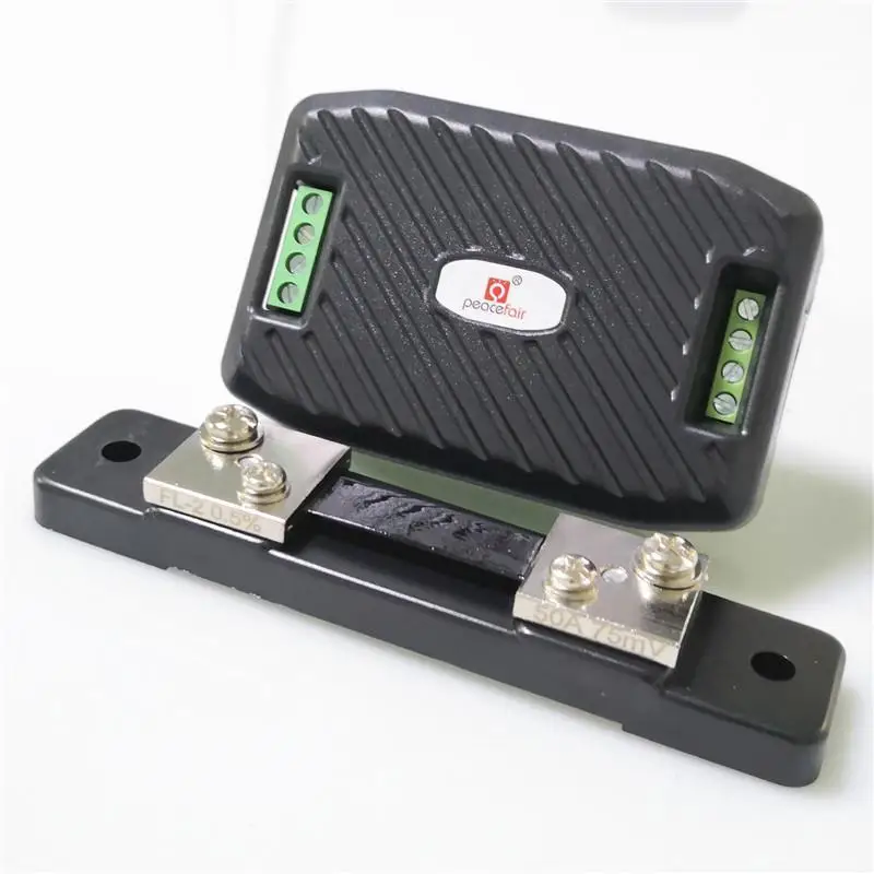 PZEM-017 DC 0-300V Вольты ампреметр RS485 Modbus напряжение тока мощность энергии цифровой ваттметр с 50A шунт