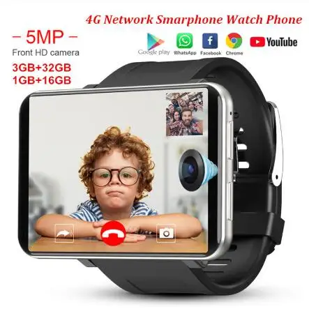 US $227.98 DM100 4G 286 Inch Screen Smart Watch Android 71 OS Phone 3 GB 32GB 5MP Camera 480640 Ips Screen 2700mah Battery Smartwatch
