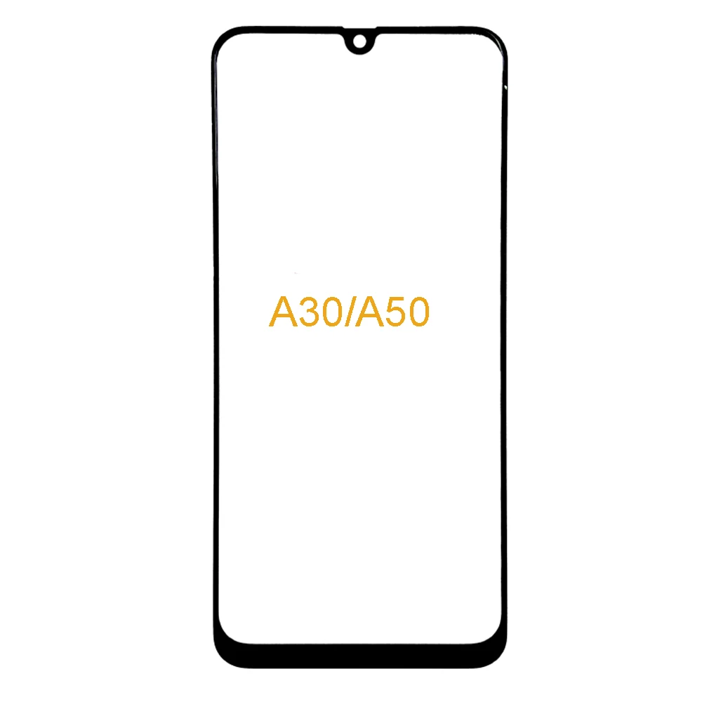 5pcs Front Outer Glass Lens Touch Panel Cover Replacement For Samsung A10 A20 A30 A40 A50 A60 A70 A80 A90 Front Screen Lens