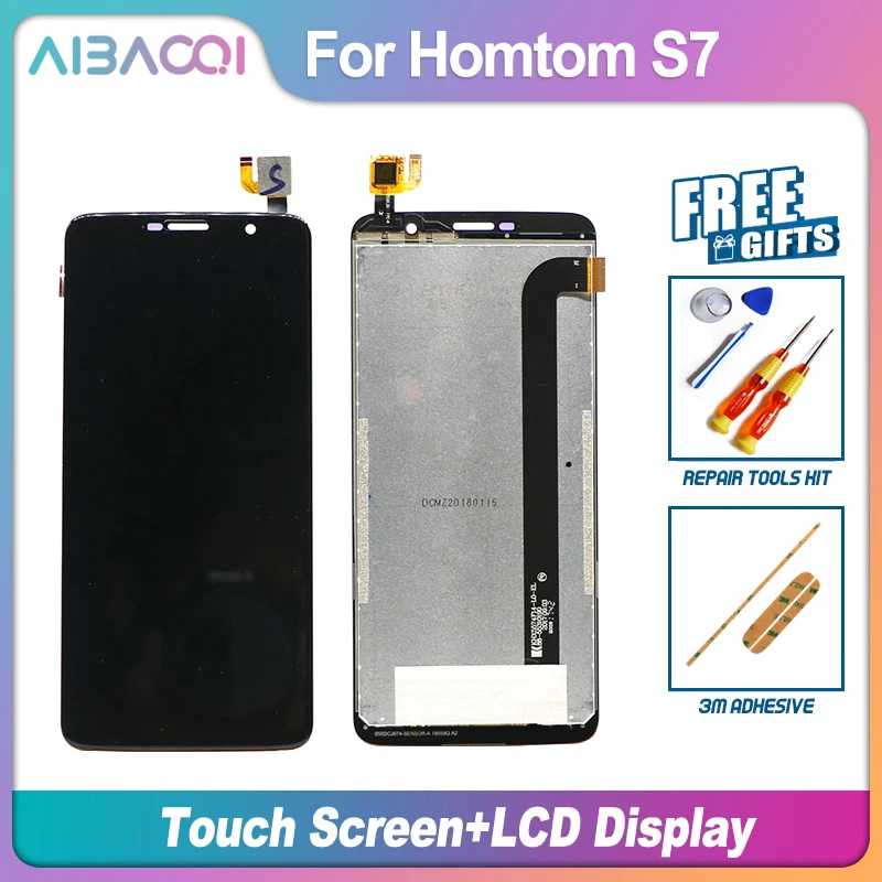 Оригинальный сенсорный экран AiBaoQi 5 дюйма + ЖК-дисплей 1280X640 в сборе сменный для