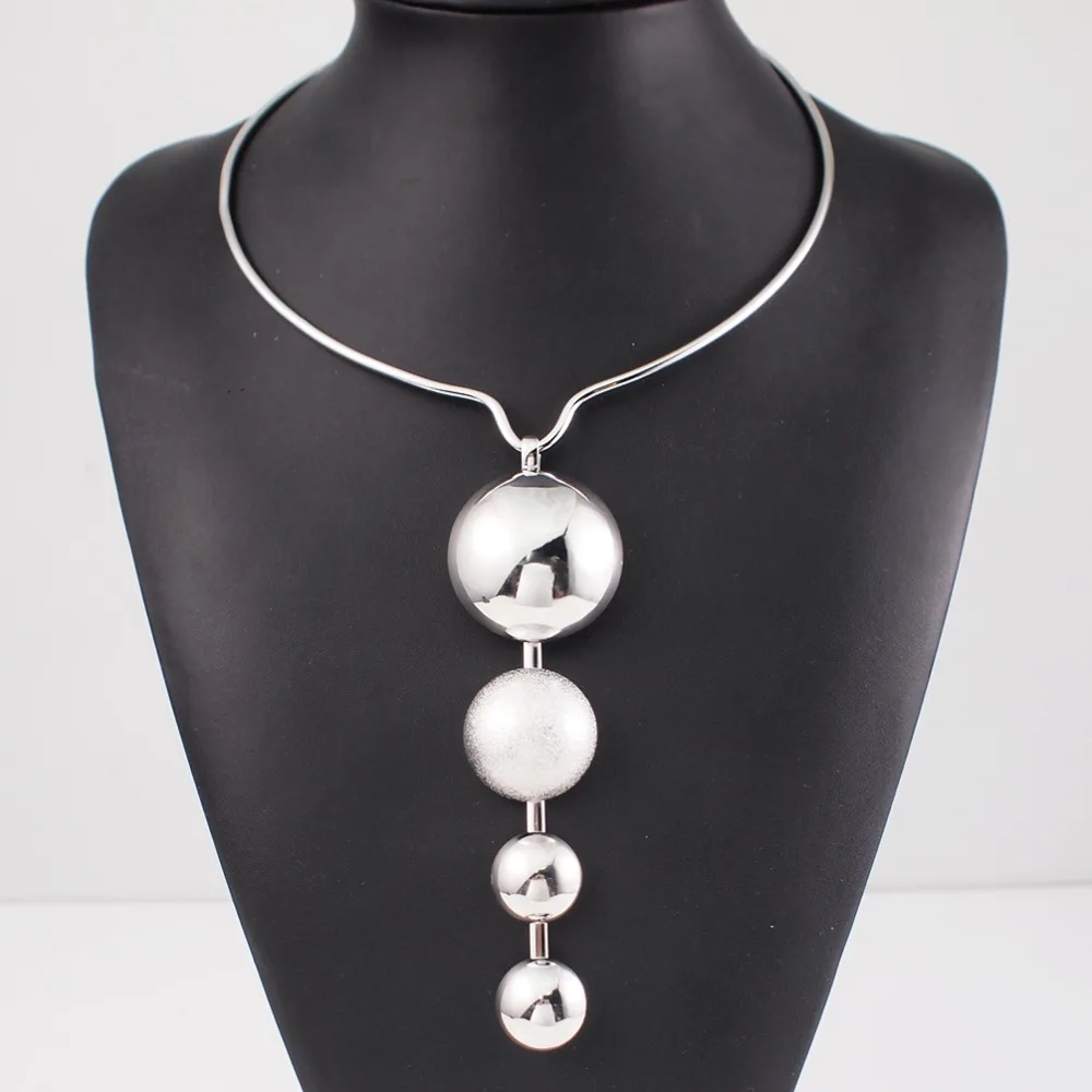 MANILAI крученое металлическое ожерелье из сплава колье ожерелья Браслет наборы для женщин массивные ожерелья с подвесками браслеты наборы ювелирных изделий вечерние аксессуары