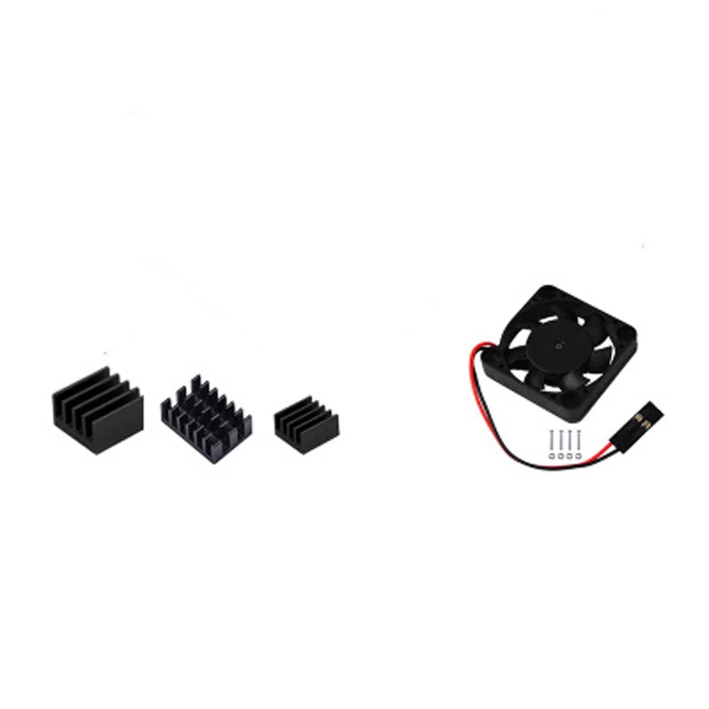 Красный Raspberry PI 4 Model B Acrylic Case With Cooling Fan+32GB SD Card+5V 3A power+Heatsink+HDMI for Raspberry pi 4B - Цвет: Красный