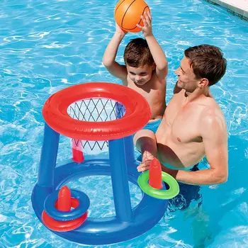 

Water Basketball Hoop Pool Float Inflatable Play Game Swimming Pool Toy Water Sport Toy Pool Floating Toys for Children Kids Hot
