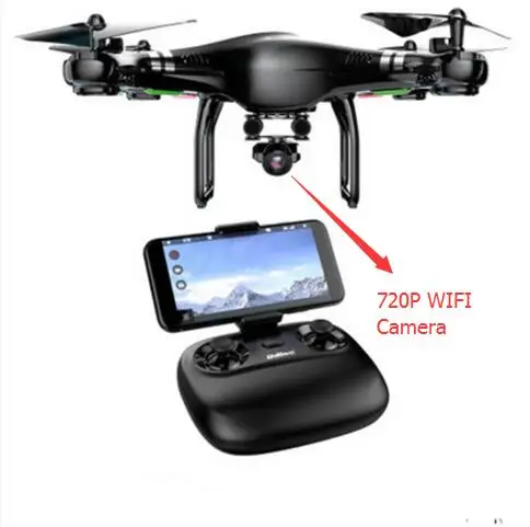 720P camera Дроны с камерой HD Безголовый режим траектория полета одна кнопка взлет и посадка WiFi FPV зарядное устройство для квадрокоптера RC Дрон - Цвет: 720P camera