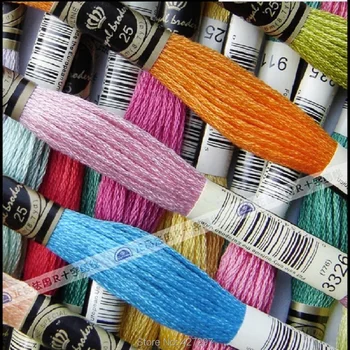 

1lot = 447 Pieces 100% Cotton Embroidery Royal Thread Floss Similar DMC