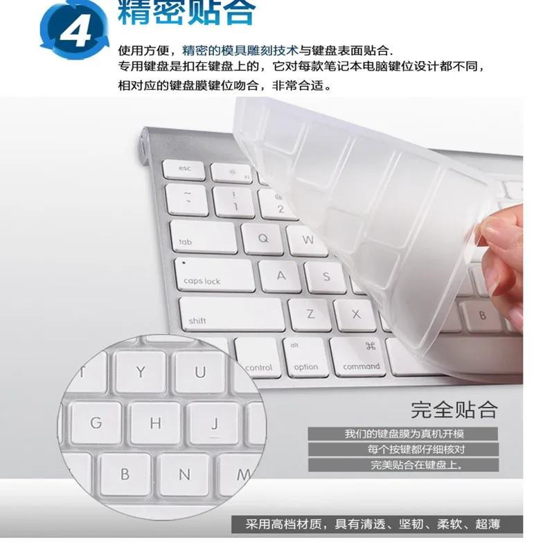 Laptop Clear Transparent Silicone Keyboard Cover Guard (note Your