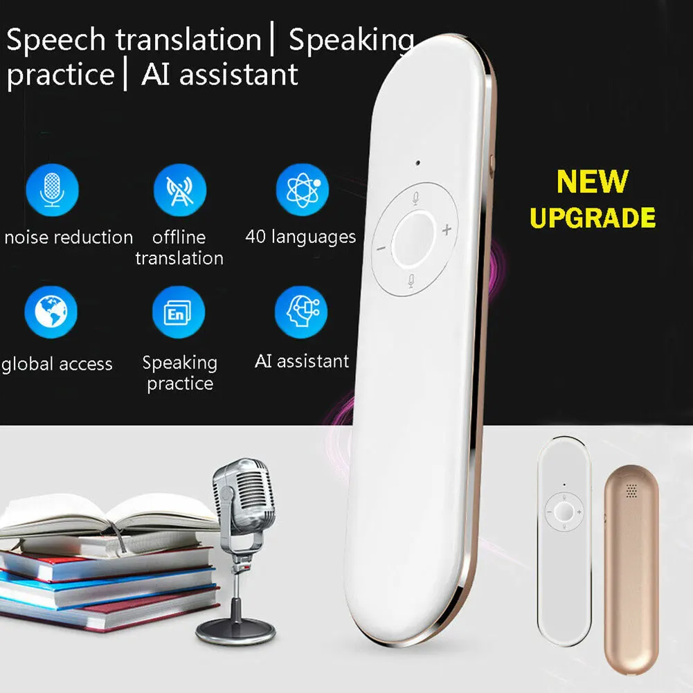  T9 Two-way Multi Language Interpreter Real Time Machine Business Meeting Translator Multifunction P