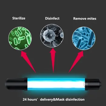 

UV Disinfection Lamp Household Germicidal Light With Fixture UV Disinfection Sterilizer Kill Dust Mite UV lamp For Household