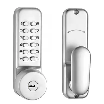 

Password Lock Mechanical Digital Door Lock Set Waterproof Password Push Button Combination Keyless Entry for Home Office