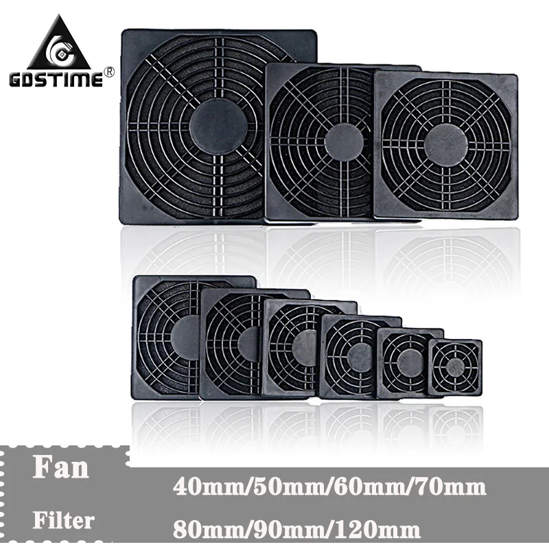 

5pcs/lot Dust Filter Fan 3 in 1 PC Cover Case dustproof Sponge Filter Mesh 40mm 50mm 60mm 70mm 90mm 120mm Cooling fan Dustproof