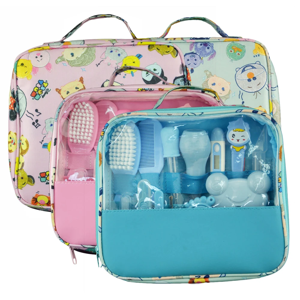 

Baby Nail Trimmer Child Manicure Set Multifunction Newborns Healthcare Thermometer Hygiene Grooming Brush Gifts Kids Toiletries