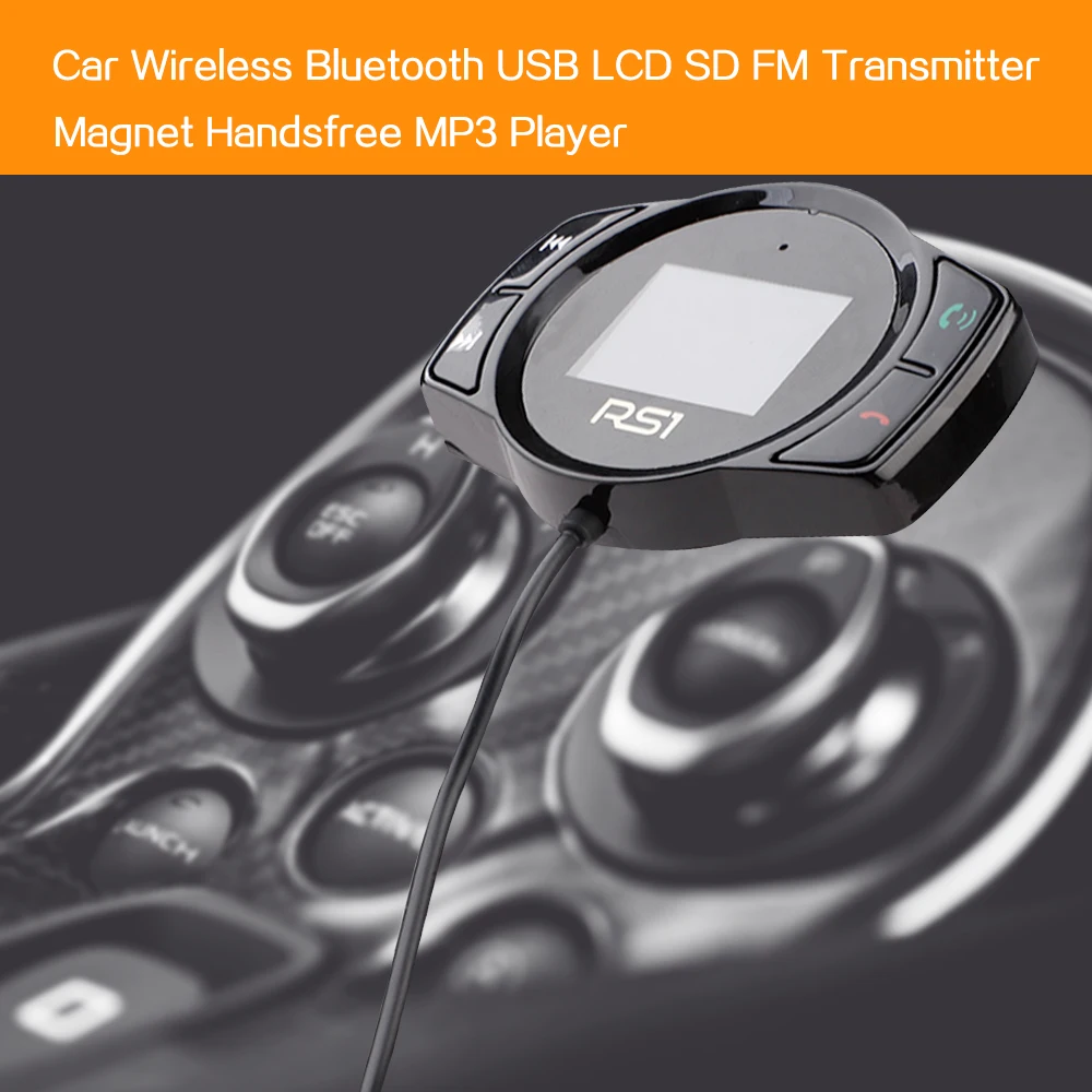 Двойной зарядное устройство USB беспроводной Bluetooth автомобильный комплект fm-передатчик громкой связи автомобильный mp3-плеер