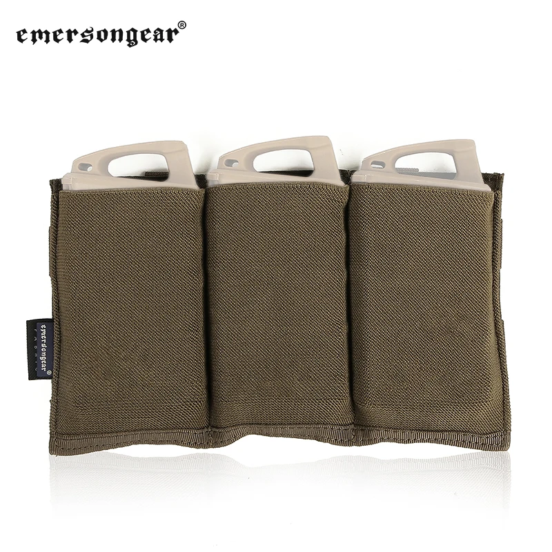 Сумка emersongear M4 Mag 556 тройная Сумочка для магазина быстрая MOLLE армейская Военная