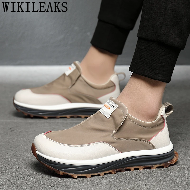 

Кроссовки мужские без шнуровки, роскошные брендовые лоферы, Повседневная Дизайнерская обувь для бега, летняя модная обувь