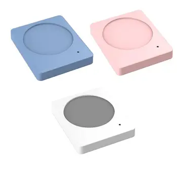 

USB Creative 55 Degree Insulation Base Milk Tea Coffee Warm Cup Mat Thermostat Electric Warm Cup Mat Heater Warm Coaster