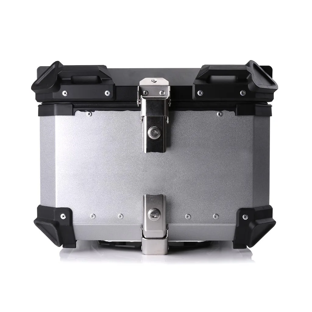 

45L 55L 65L Motorcycle Rear Luggage Helmet Box Storage Case Top Tool Box Trunk Boxes Aluminum Waterproof Universal Accessories