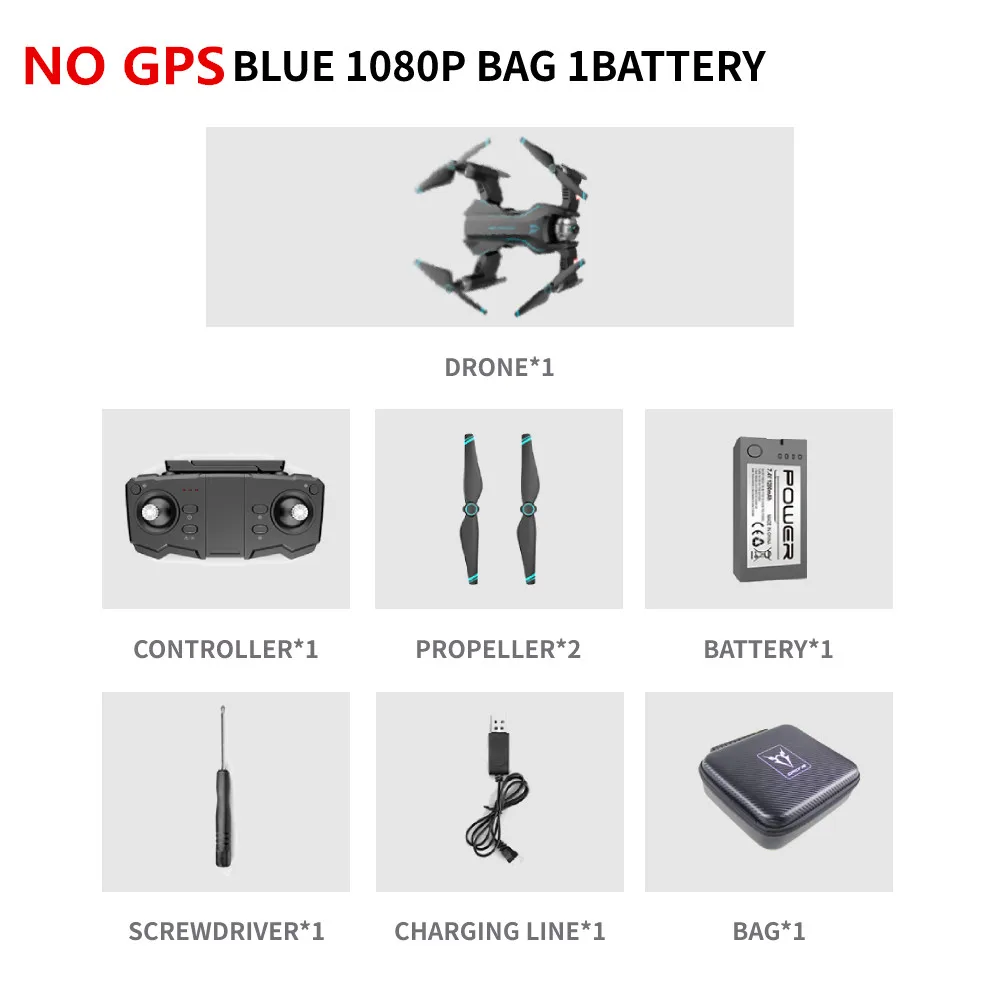 NO GPS Blue1080P Bag S20 5G wifi gps Дрон 4K Квадрокоптер с камерой HD Helicopteros Дрон Профессиональный селфи вертолет игрушечные Дроны для мальчиков подарок - Цвет: NO GPS Blue1080P Bag